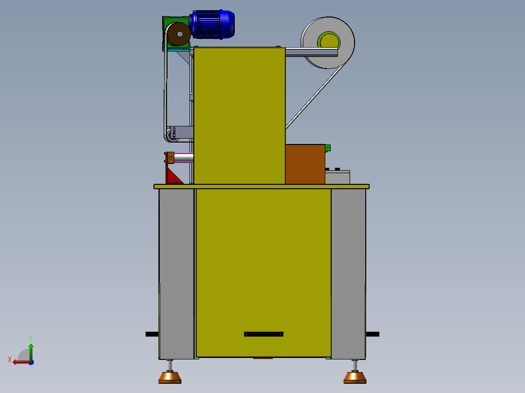 封口机sw16后视图