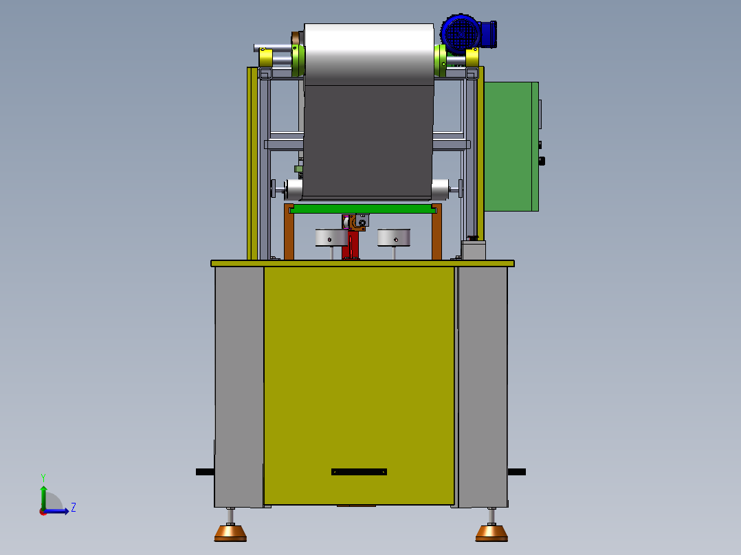 封口机sw16左视图