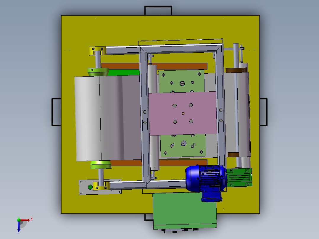 封口机sw16俯视图