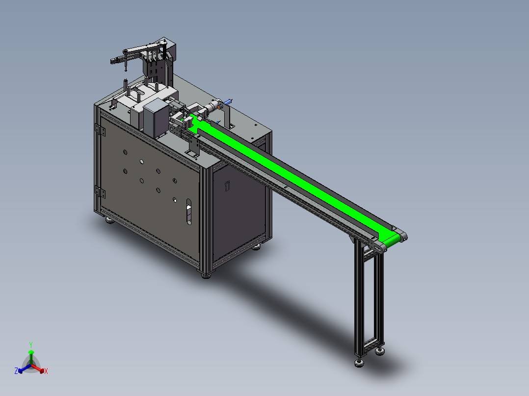 柿子削皮去皮剥皮机sw22正等轴测图