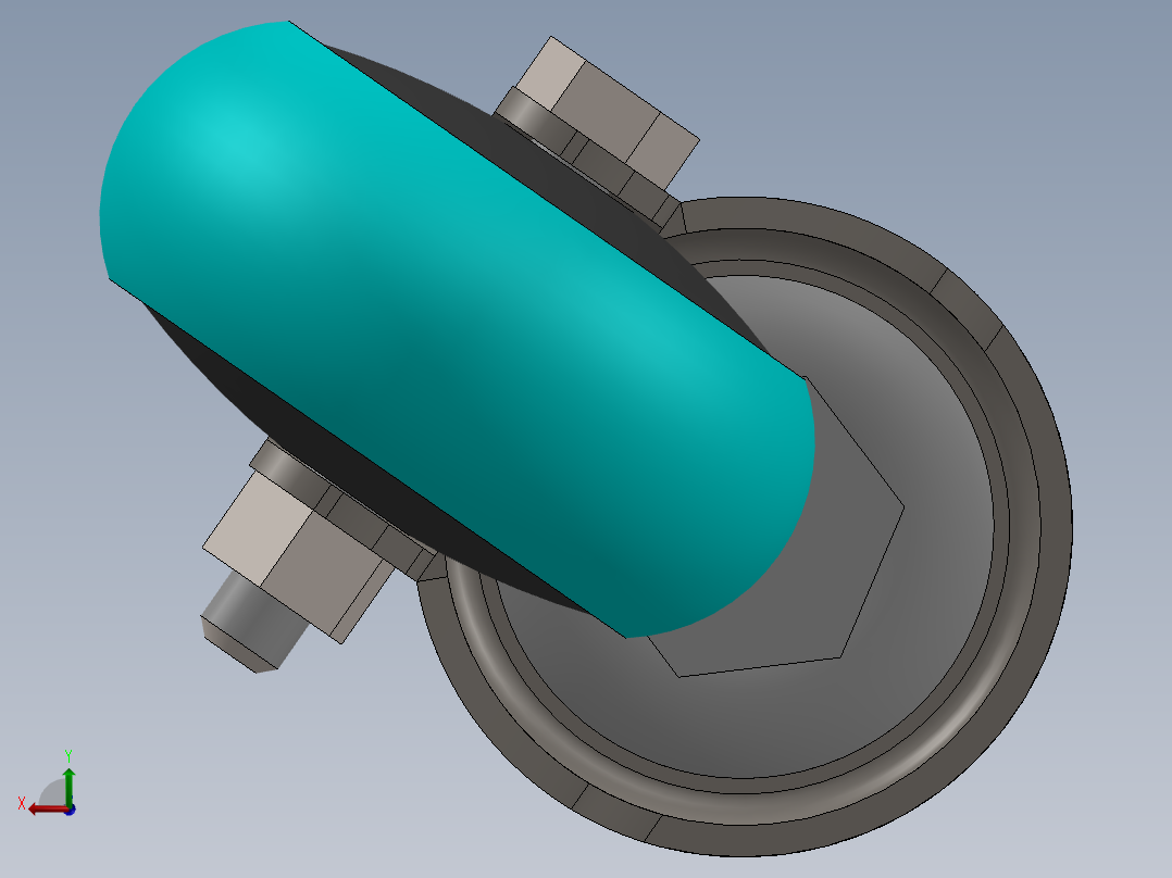 万向轮、脚轮(112)后视图