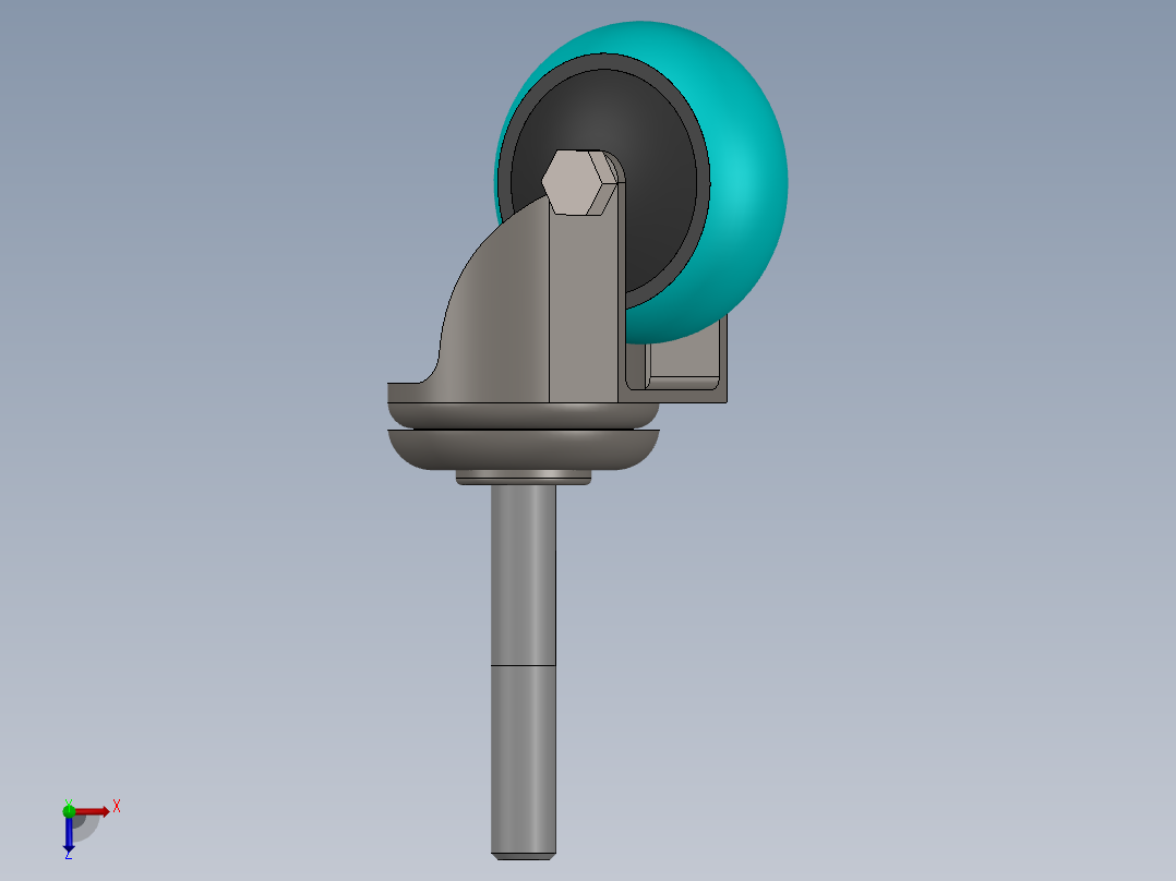 万向轮、脚轮(112)俯视图