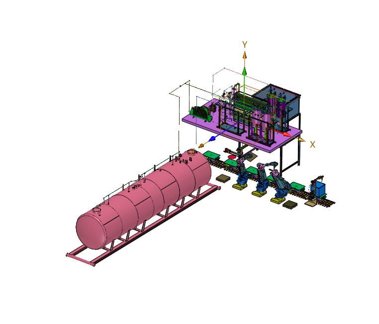 工业多级有害液体介质处理系统