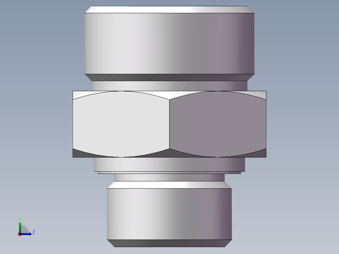 英制管螺纹ED密封、1DB-36-12WD左视图
