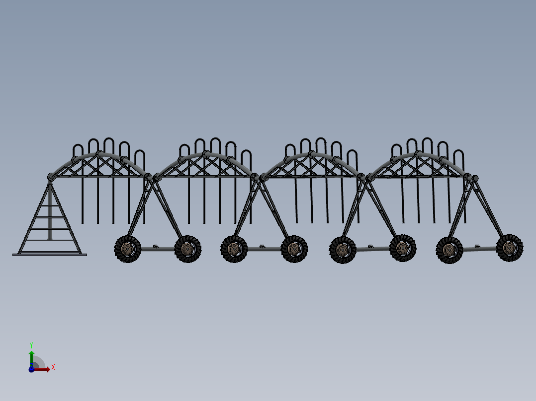农业机械、播种机(143)前视图