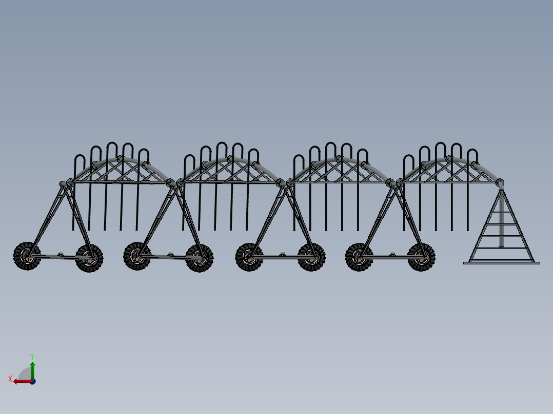 农业机械、播种机(143)后视图