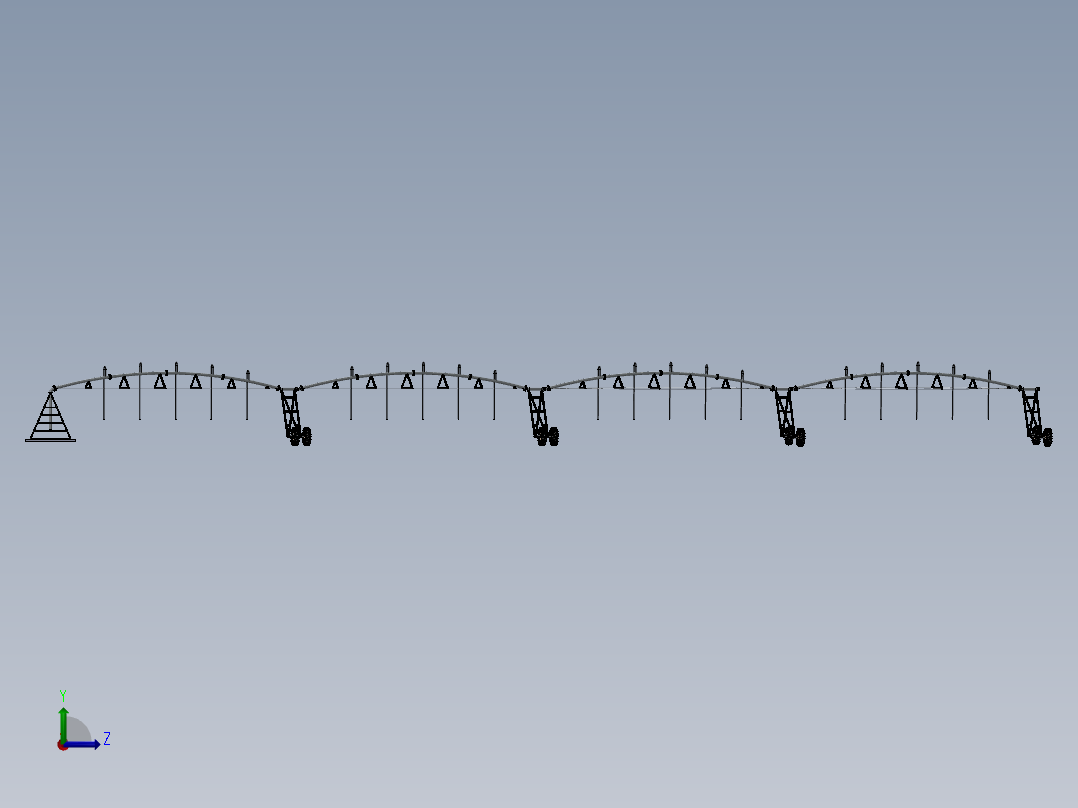 农业机械、播种机(143)左视图