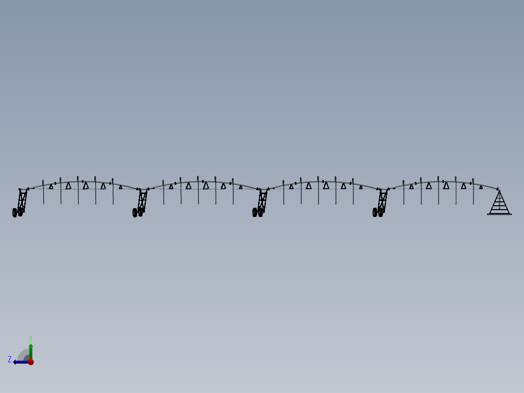 农业机械、播种机(143)右视图