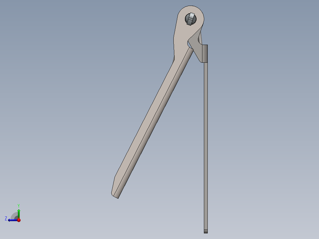 A2005330-固定夹 - 落地灯右视图