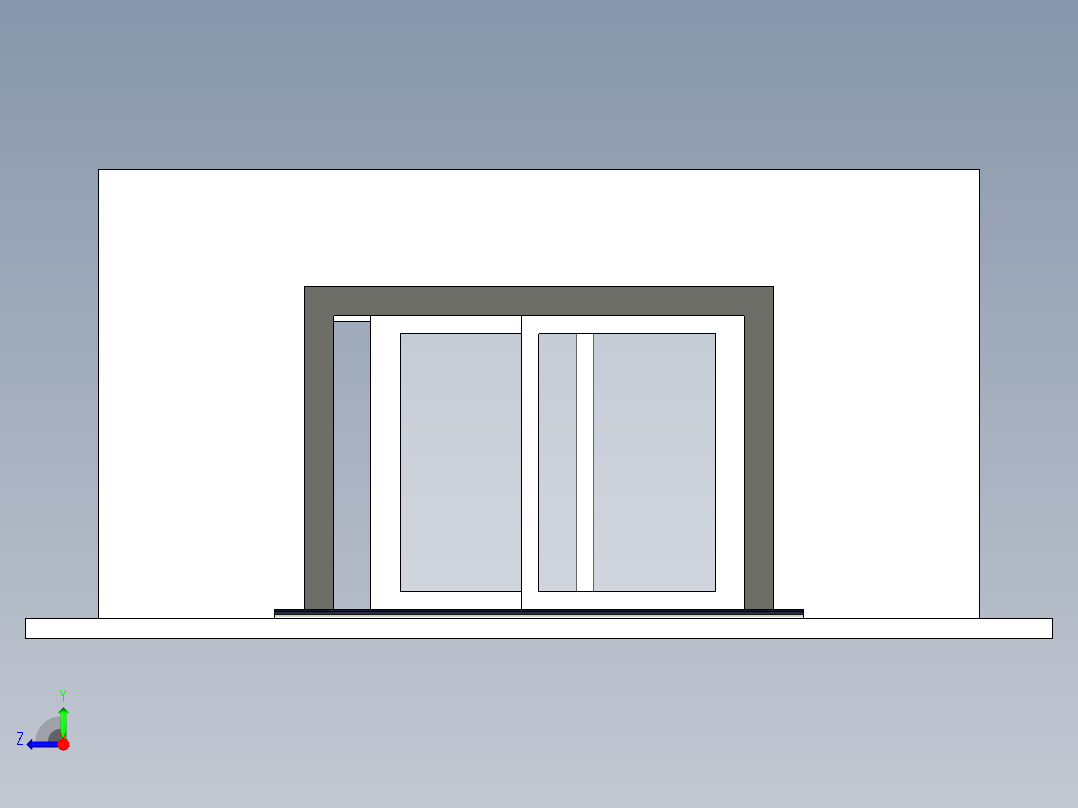 B2005228-自动门安全系统右视图