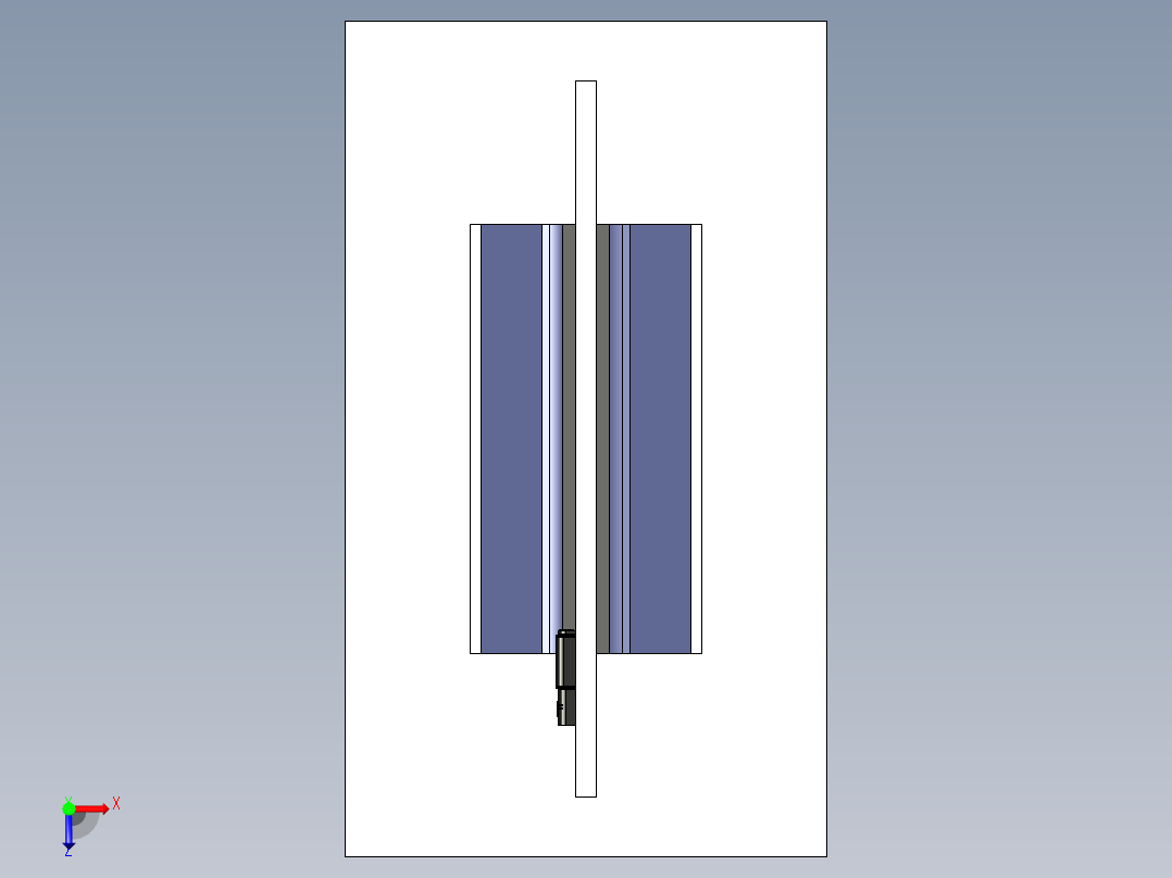 B2005228-自动门安全系统俯视图