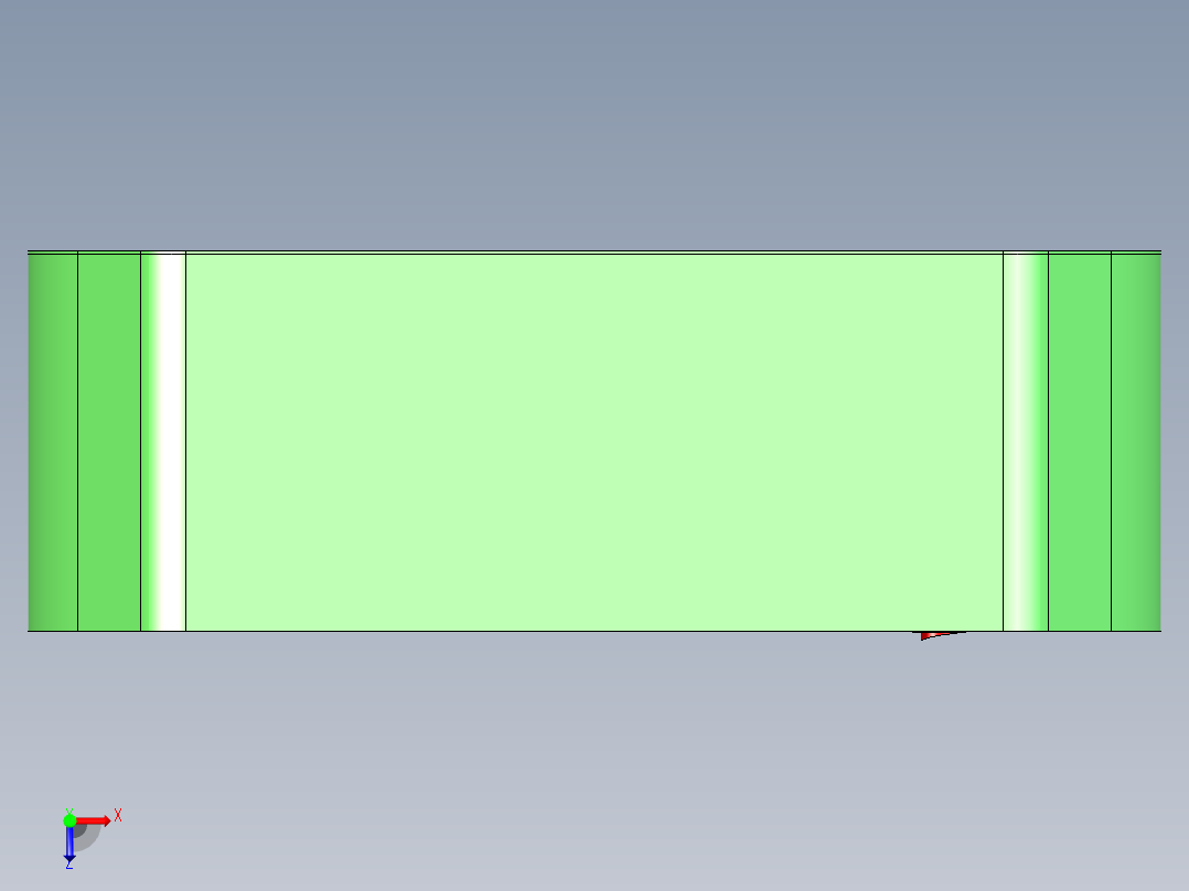 格口售卖机俯视图