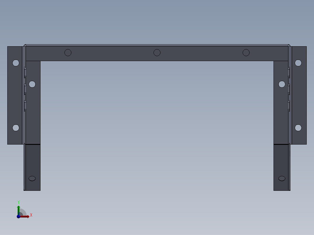 cpu机柜71前视图