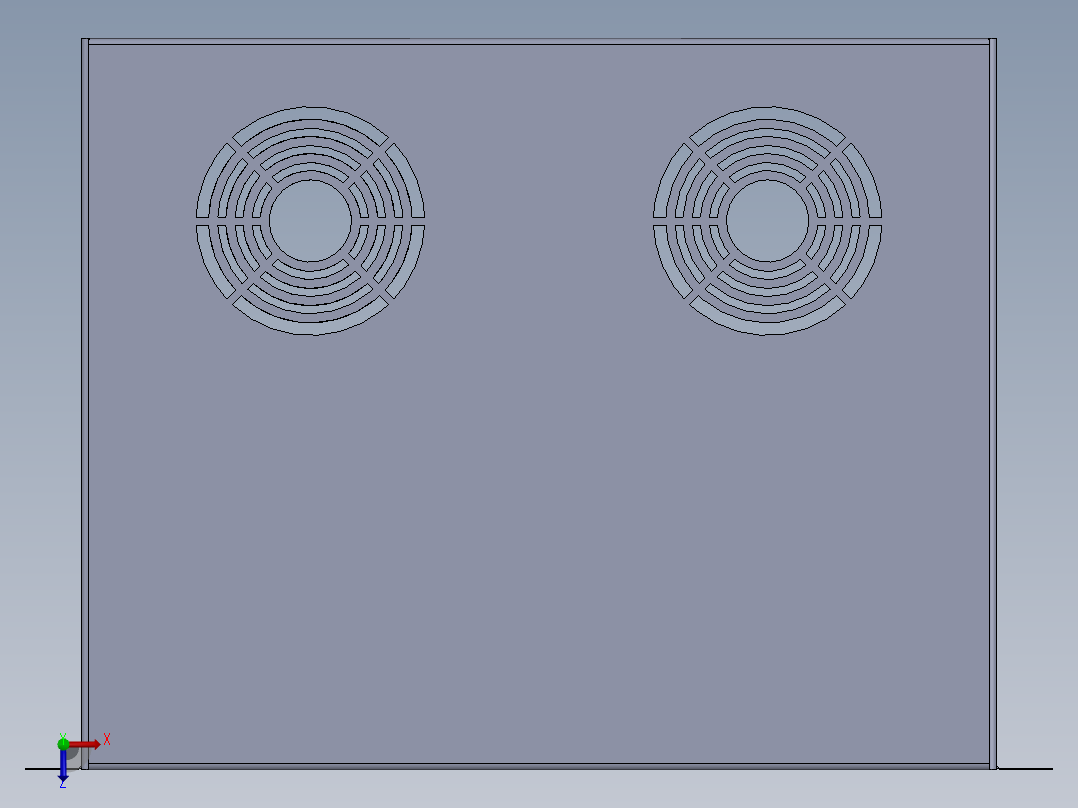 cpu机柜71俯视图