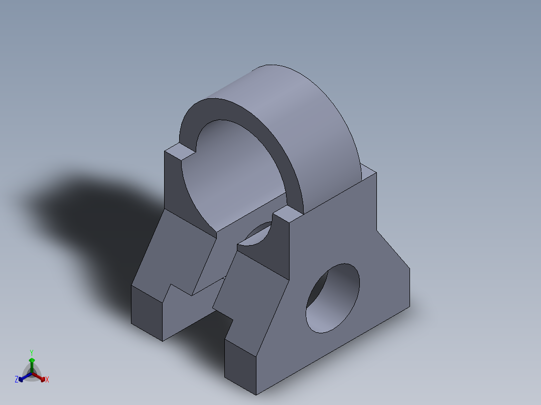 工业件正等轴测图
