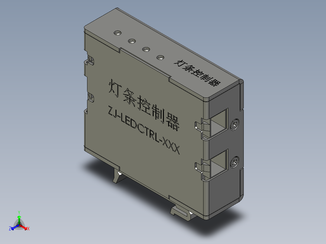 ZJ-LEDCTRL-XXX等待控制器主视图
