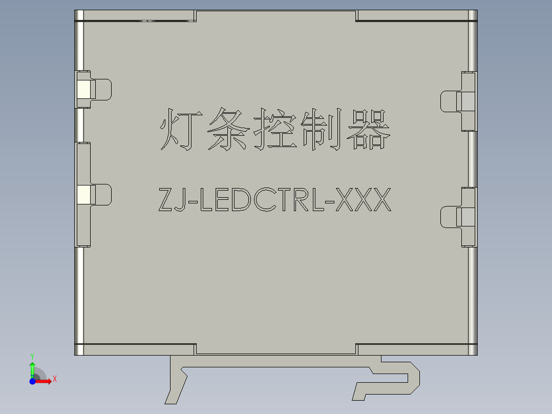 ZJ-LEDCTRL-XXX等待控制器前视图