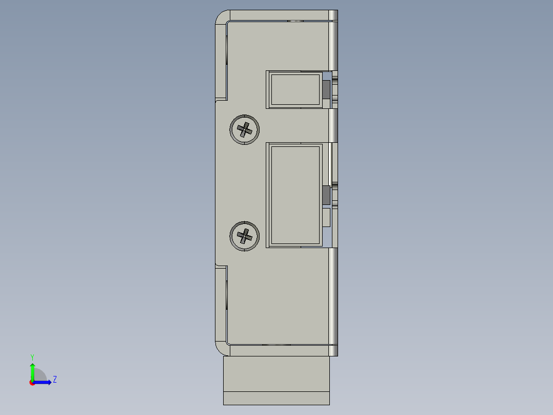 ZJ-LEDCTRL-XXX等待控制器左视图