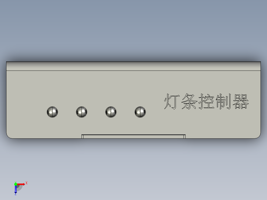 ZJ-LEDCTRL-XXX等待控制器俯视图