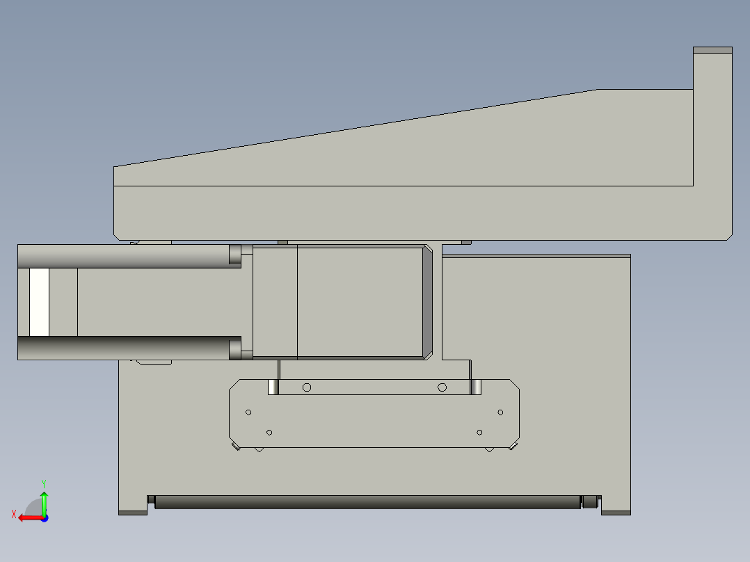 YWP200K4-07B-03-00右过程纠偏组件后视图