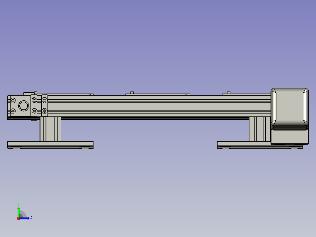 M080-治具回流线体C左视图