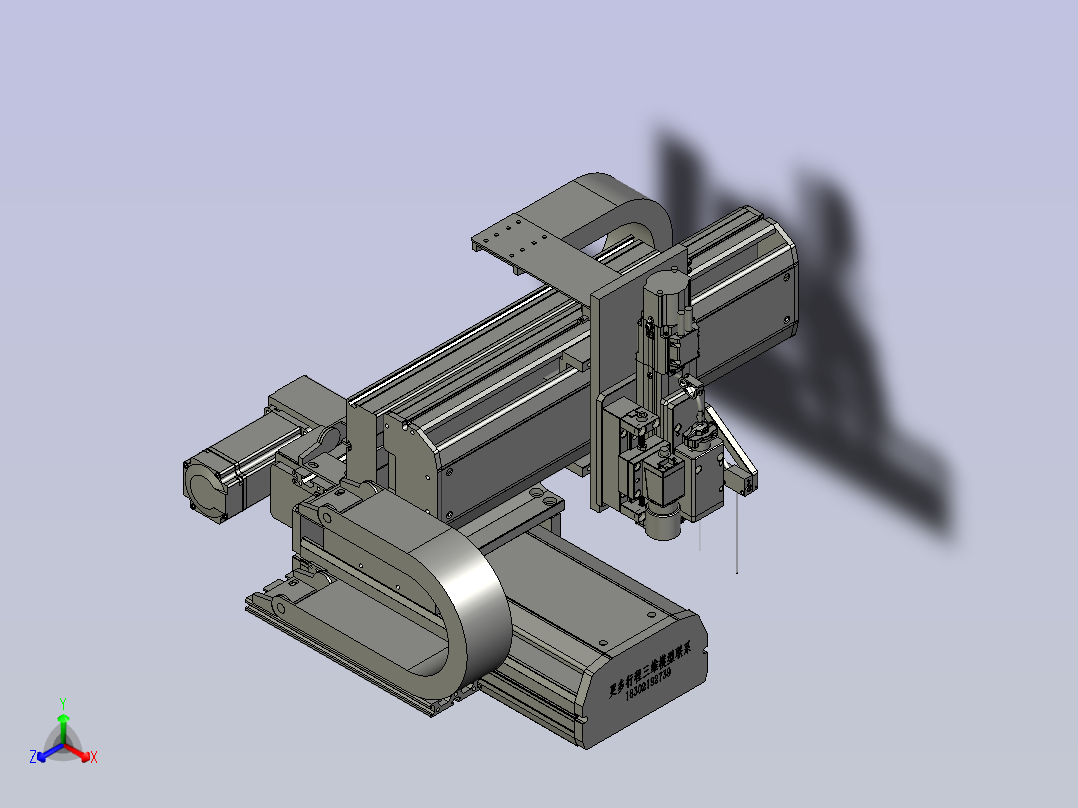 qxyz点胶机构20221220-1正等轴测图