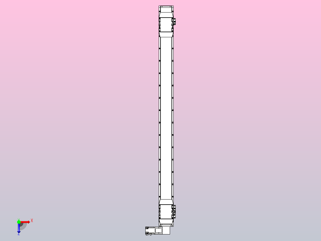 皮带直线轴双滑块型TPA-GCBS-120-P70-L650-DR-M20-N3俯视图
