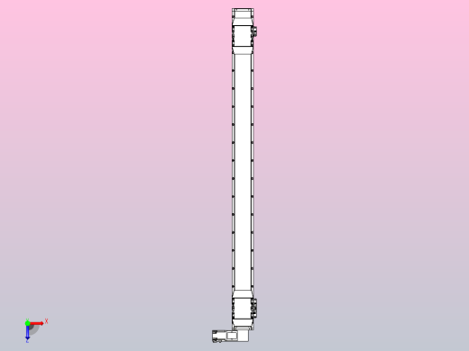 皮带直线轴双滑块型TPA-GCBS-120-P70-L650-DR-M20-N3俯视缩略图