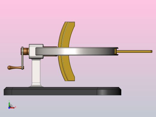 斜曲柄摇杆机构前视缩略图