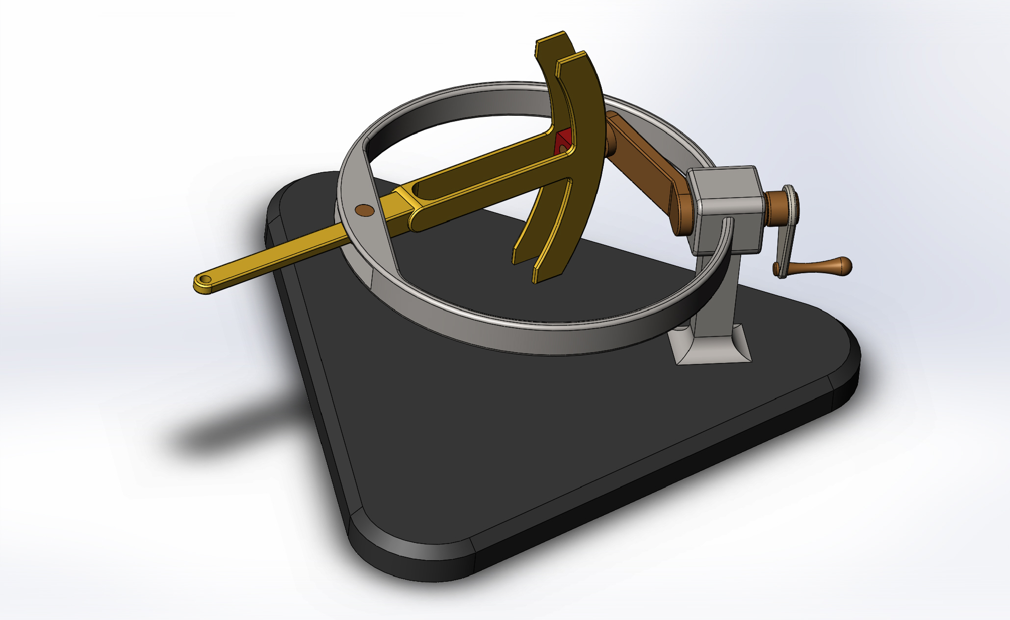 斜曲柄摇杆机构