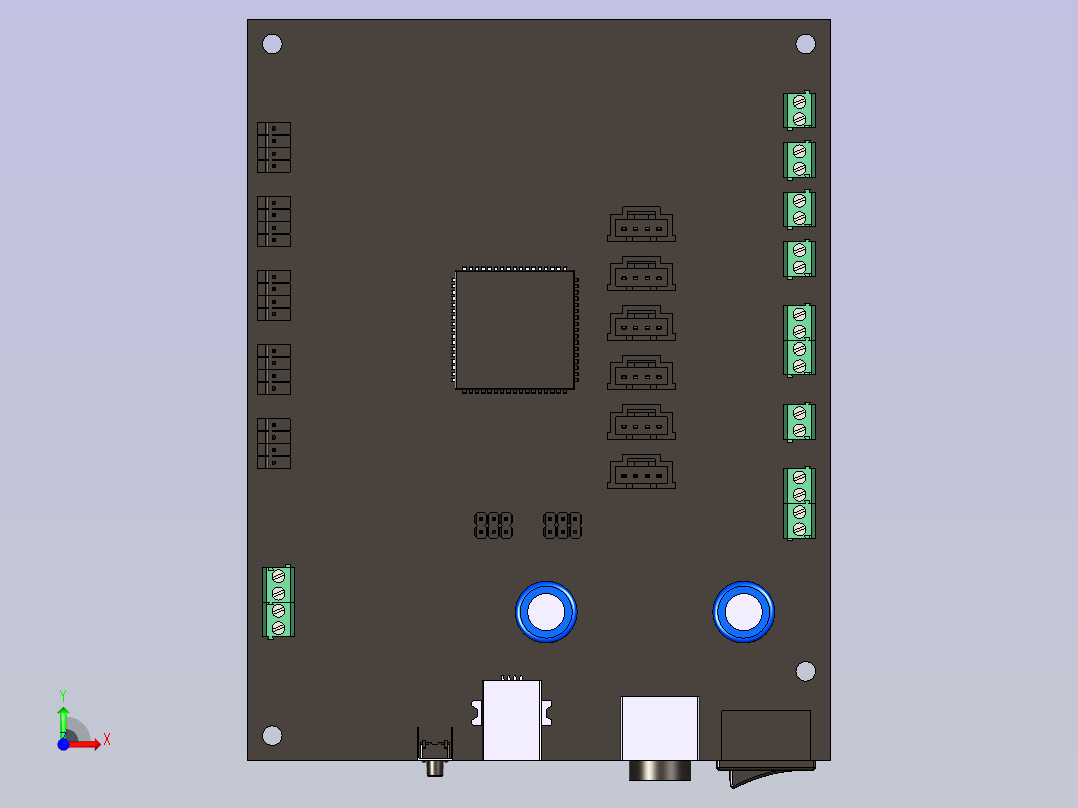 3D打印机前视图