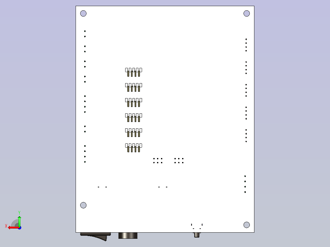 3D打印机后视图