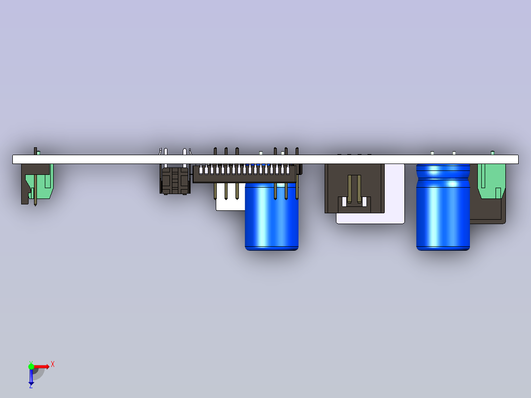 3D打印机俯视图