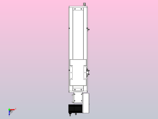 SCM14-300-R滚珠花健、支撑座、滚珠丝杠、交叉导轨、直线模组俯视缩略图