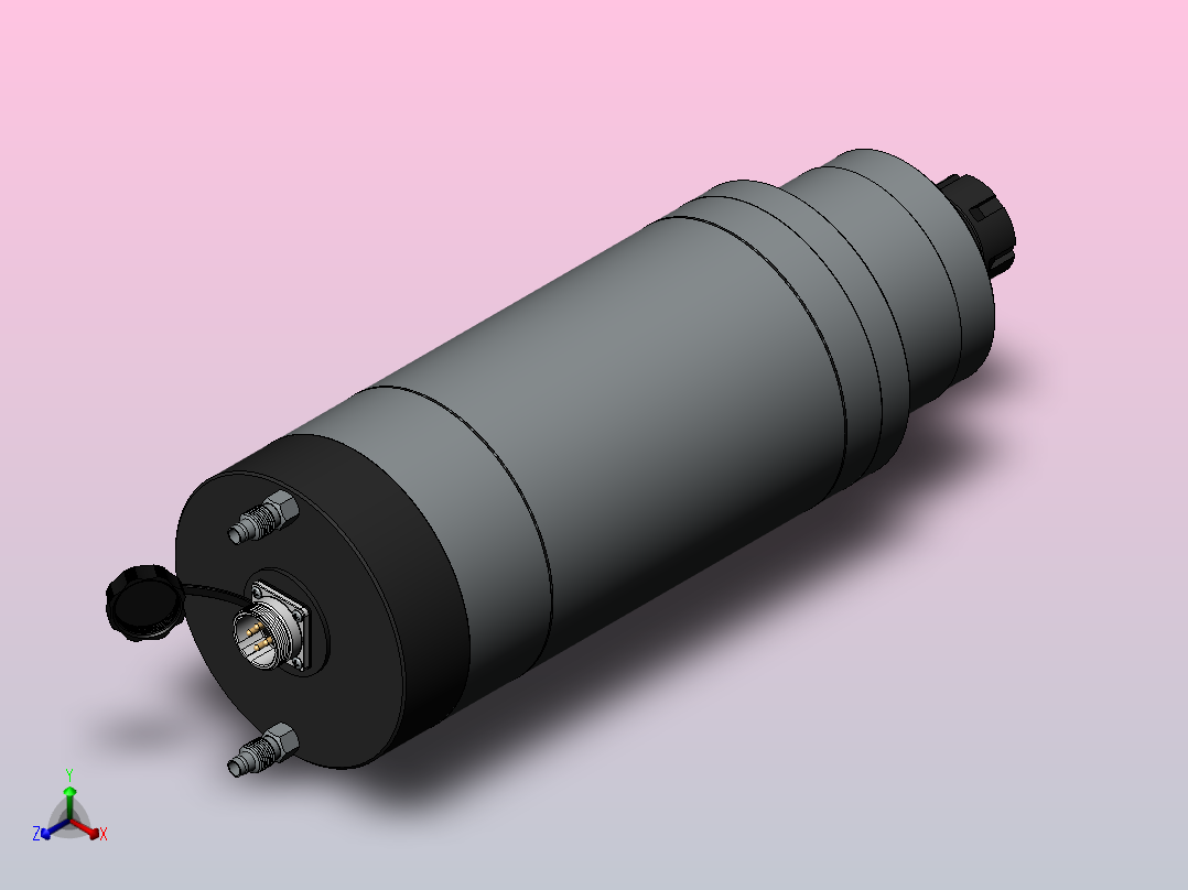 主轴GDK125-9-18Z-4.0-8.0正等轴测图