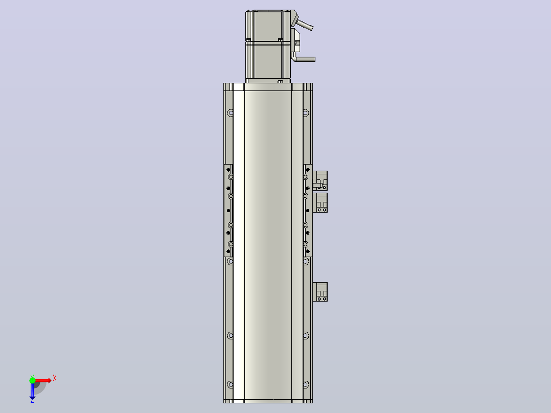 MT120BS半封闭丝杆滑台[MT120BS.L#.150.BC.P40.C3]俯视图
