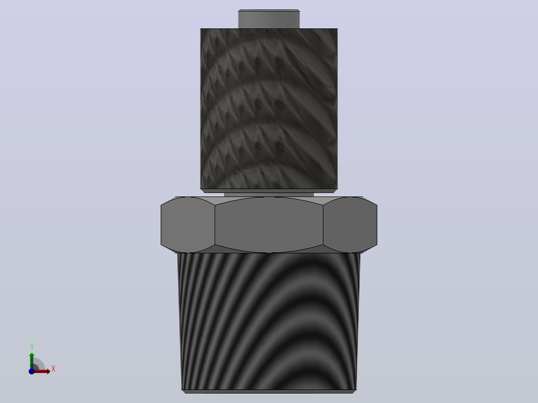 IBC 快拧螺纹直通管接头_IBC0401前视图