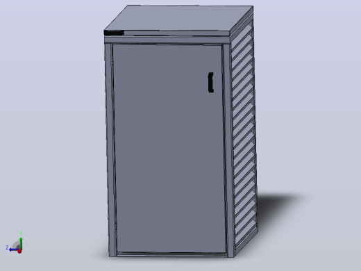垃圾箱 垃圾处理设备box-whit-sheet-for-garbage-can-1832-模型格式为 stp