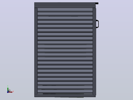 垃圾箱 垃圾处理设备box-whit-sheet-for-garbage-can-1832-模型格式为 stp前视缩略图