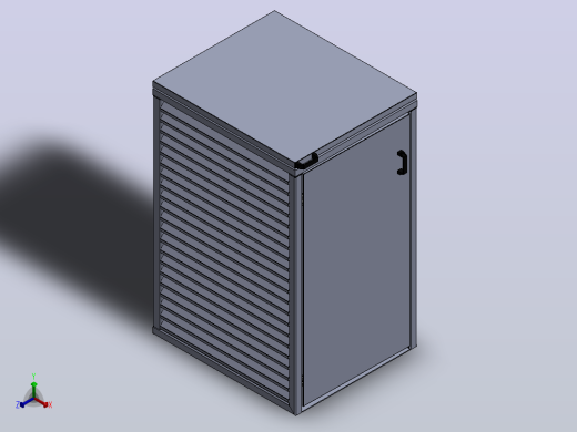 垃圾箱 垃圾处理设备box-whit-sheet-for-garbage-can-1832-模型格式为 stp正等轴测缩略图