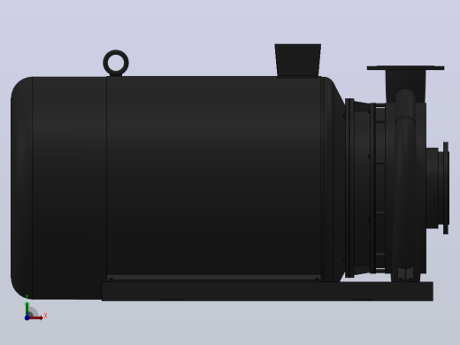 南方泵NIS，NISF泵外形（200-150-400）110kW-4极