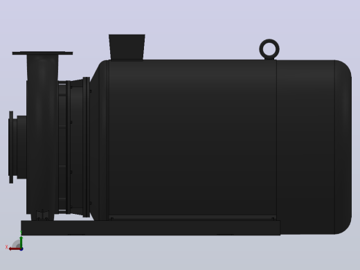 南方泵NIS，NISF泵外形（200-150-400）110kW-4极后视缩略图