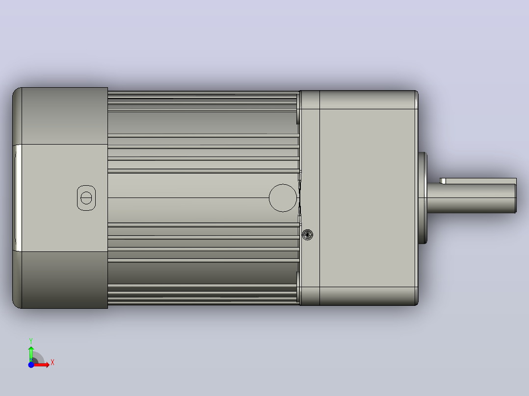 3IK15-F+3GN3-15K3IK-15W小型调速电机前视图