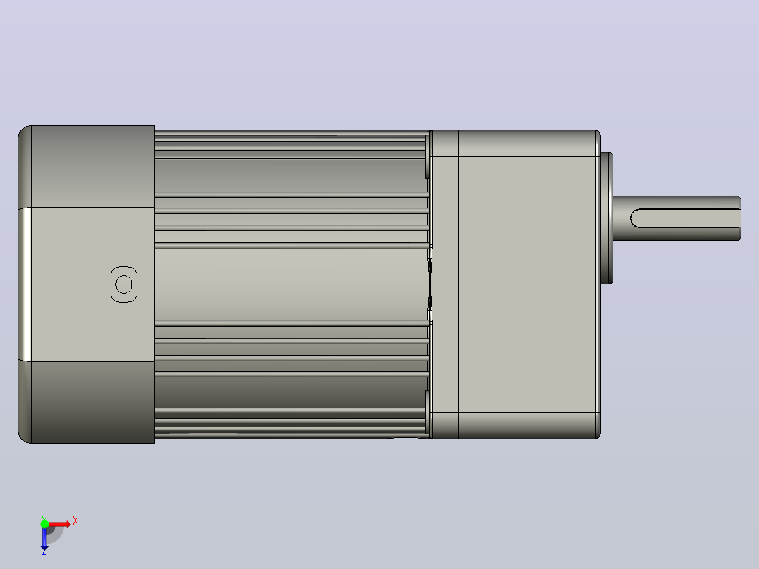 3IK15-F+3GN3-15K3IK-15W小型调速电机俯视图