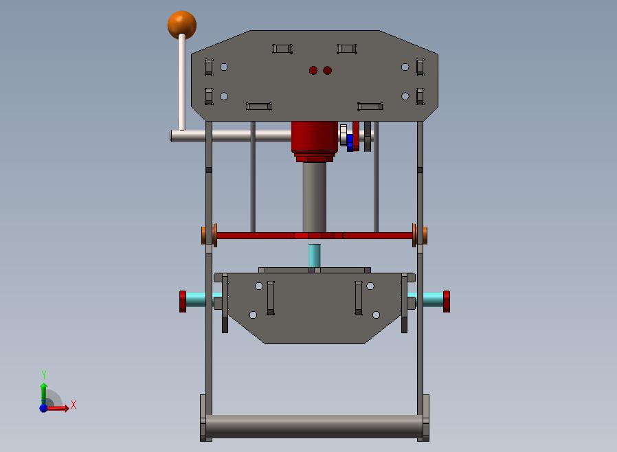 B23-液压机设备前视图