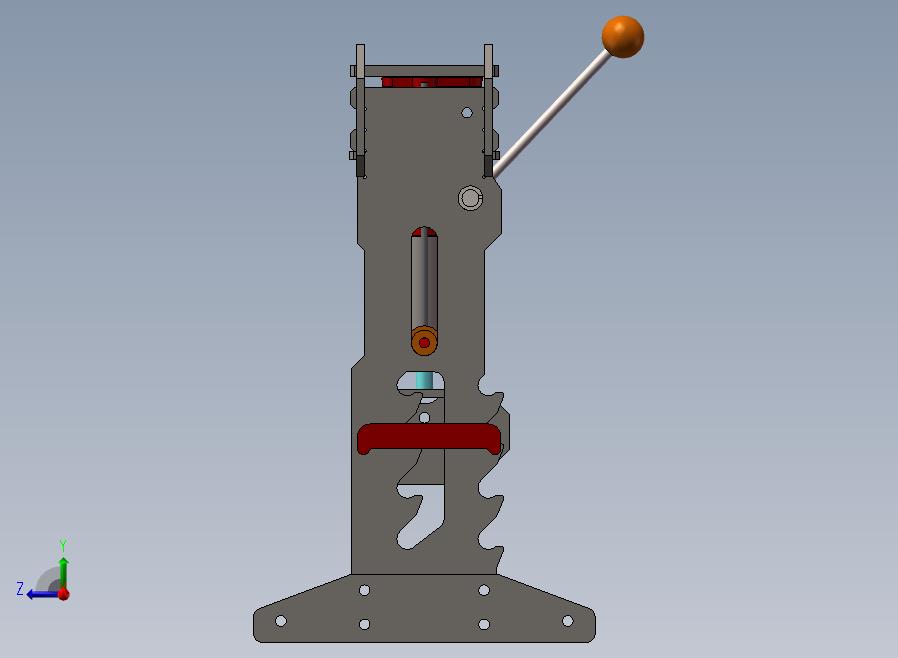 B23-液压机设备右视图