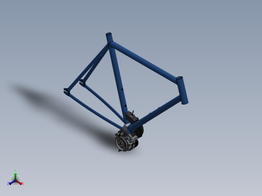 日星精品电机夹具正等轴测缩略图