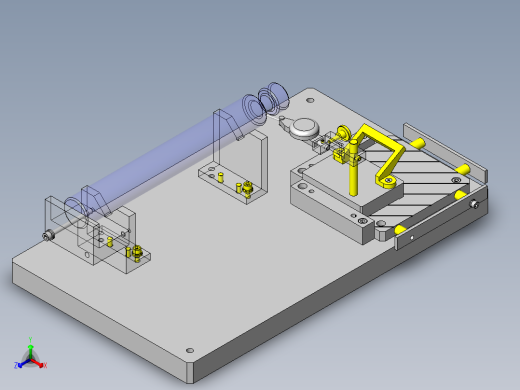 杠杆式千分表调整机构