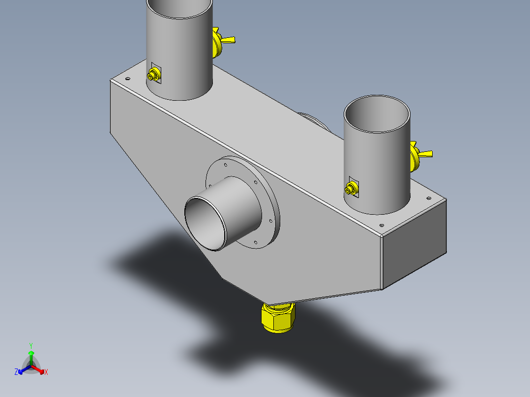 气液分离排气盒