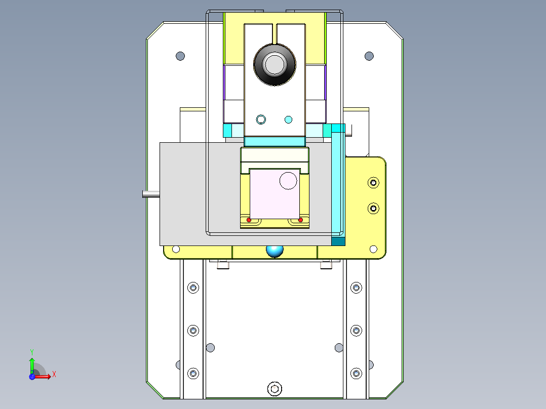 端面缺陷检测设备CCD检测机sw17可编辑前视图